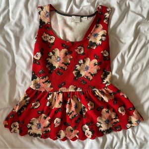 Anthropologie Peplum Top